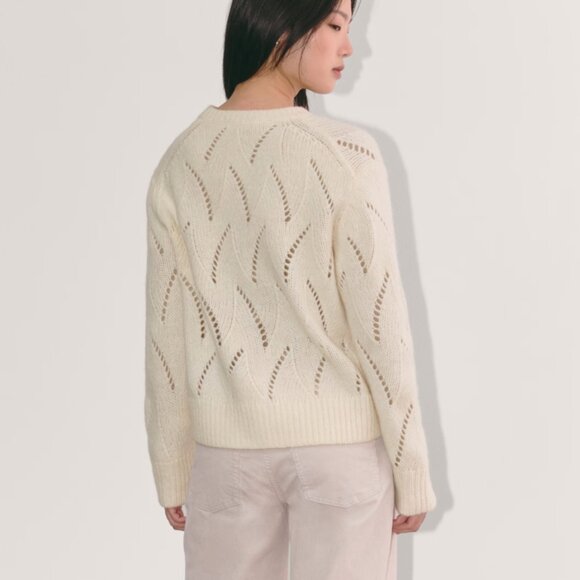 NWT Everlane Wool Sweater Cloud Cream L - Picture 5 of 6